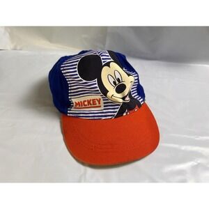 Disney Vintage 90s Mickey Mouse Painters Hat Cap Kids Youth OS One Size